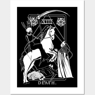 Death tarot card Posters and Art
